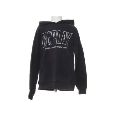 Sweat à capuche (Noir) de Replay Coton, Polyester
