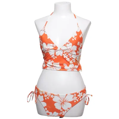 Bikini (Orange, Blanc, Multicolore) de Shein Élasthane, Polyester