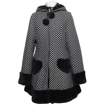 Vinterkappa (Svart, Vit) från Living Dead Souls Polyester, Ull