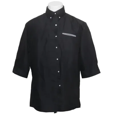Short sleeve shirt (Black) from M.C. Cotton, Polyester