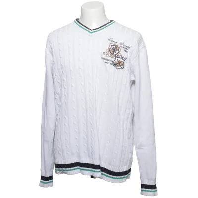 Pullover (White, Black, Green) from Camp David Cotton