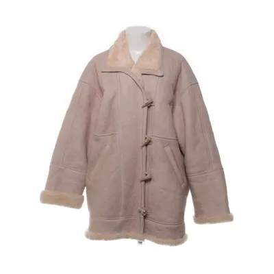 Shearling jacket (Beige) from Oui Set Leather