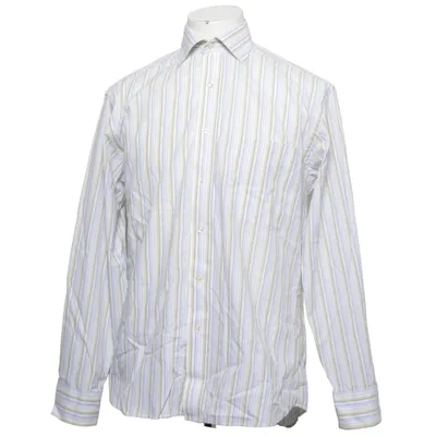 Skjorte (Hvid, Blå, Grøn) fra Seven Seas Bomuld, Polyester