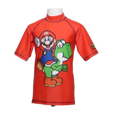 Badtröja (Röd, Flerfärgad) från Super Mario Elastan, Polyester
