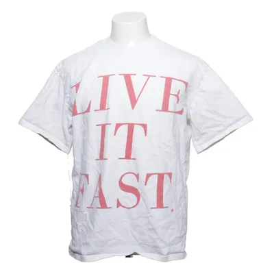 T-shirt (Wit, Rood) van Lfdy Katoen