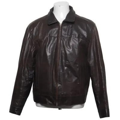 Leather jacket (Brown) from MDK Leather, Polyester