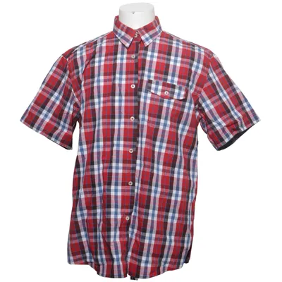 Chemise à manches courtes (Blanc, Noir, Bleu, Rouge) de Skill Coton