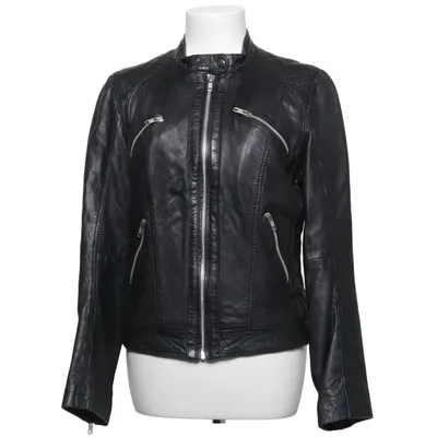 Bikerjacka (Svart) från Rockandblue Skinn