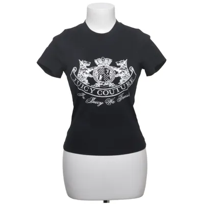 T-shirt (Noir) de Juicy Couture Élasthane, Coton biologique