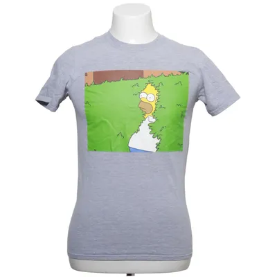 T-shirt (Grijs) van The Simpsons Katoen, Polyester