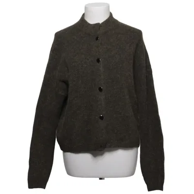Strickjacke (Grün) von Gestuz Alpakawolle, Elasthan, Recyceltes Polyester