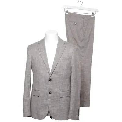 Kostym (Beige, Grå) från Moss Bros Elastan, Polyester, Viskos