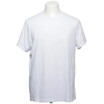 T-shirt (Wit) van Man Katoen, Elastaan