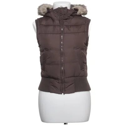Outer vest (Brown) from Aéropostale Acrylic, Down, Feather, Polyester