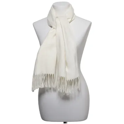 Scarf (White) from Royal Rossi Cashmere