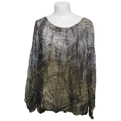 Bluse (Grün, Braun) von Liberty Woman Elasthan, Viskose
