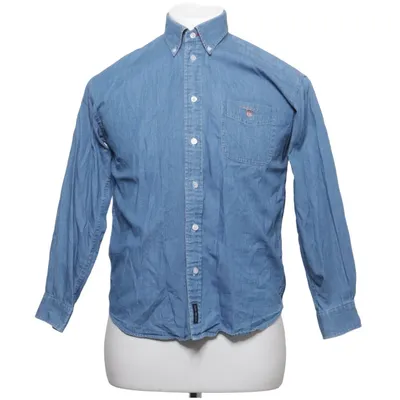 Denim blouse (Blauw) van GANT Katoen