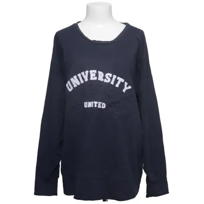 Sweatshirt (Blauw) van Zizzi Katoen