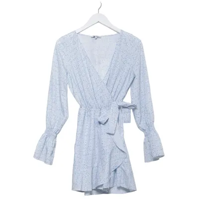 Wrap dress (Blue, White, Multicolored) from Chiquelle Polyester