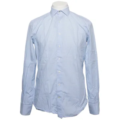 Chemise (Bleu, Blanc) de Shirtonomy Coton