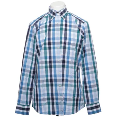 Chemise (Bleu, Blanc, Vert) de Marz Coton