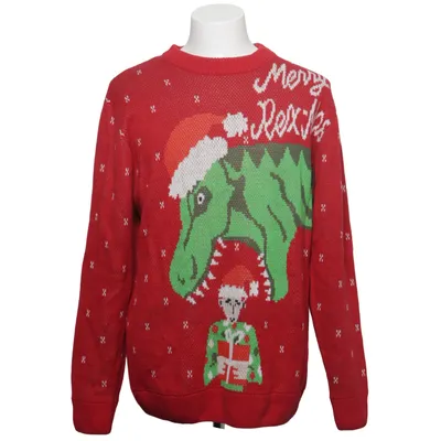 Julesweater (Merry Rex-Mas) fra Vailent Akryl, Bomuld
