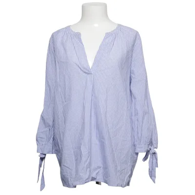 Bluse (Blau, Weiß) von Ann Taylor Baumwolle