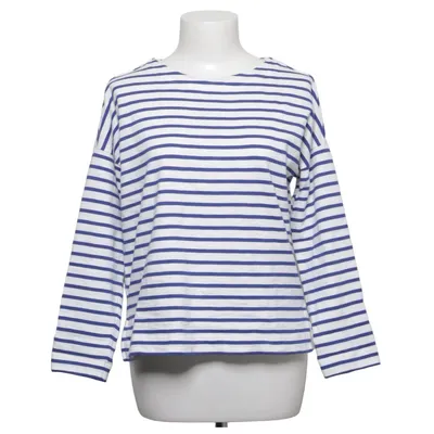 Long sleeve T-shirt (Blue, White) from Hessnatur Organic cotton