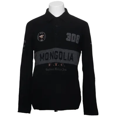 Rugby shirt (Black, Gray) from FTC Cashmere