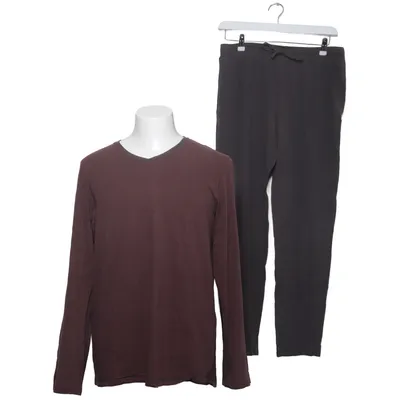 Pyjama (Marron, Gris) de Schiesser Élasthane, Coton biologique