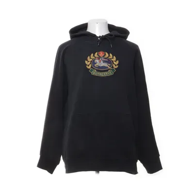 Hoodie (Black) from Burberry Cotton, Polyester