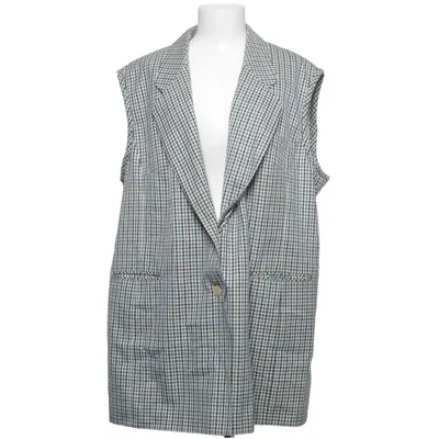 Jakkesætsvest (Blå, Grøn, Hvid) fra Vittoria Verani Polyester, Viscose, Uld