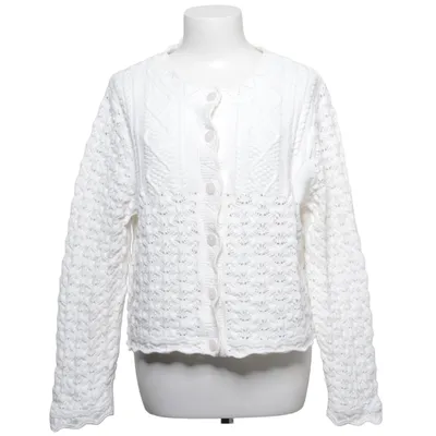 Cardigan (Hvid) fra Holly & Whyte by Lindex Akryl, Bomuld