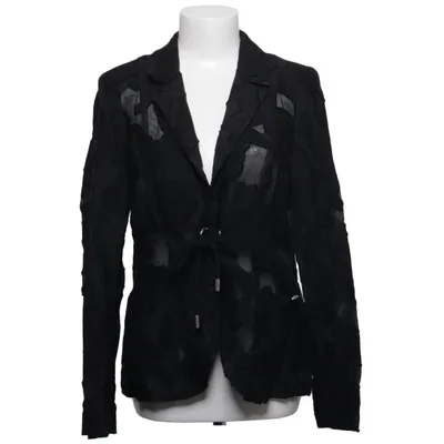 Blazer (Noir) de Airfield Coton, Polyamide, Viscose