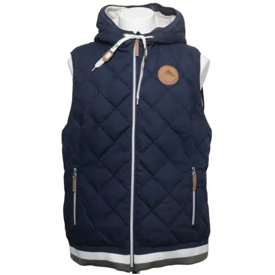 Outdoor vest (Blauw, Wit, Groen) van Moorhead Katoen, Dons, Veer, Polyamide, Polyester
