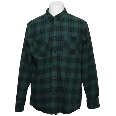Chemise en flanelle (Vert, Noir) de Urban Classics Coton