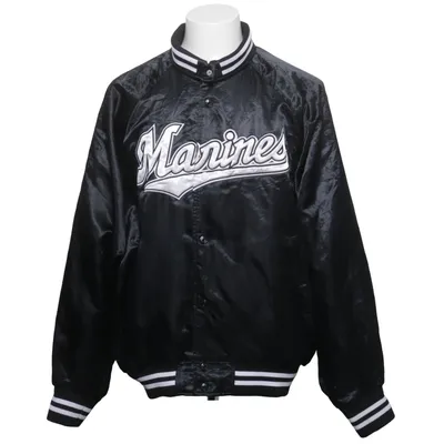 Varsity jacket (Black, White) from Zett Polyester