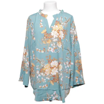 Tunika (Blå, Flerfärgad) från Shein Curve Elastan, Polyester