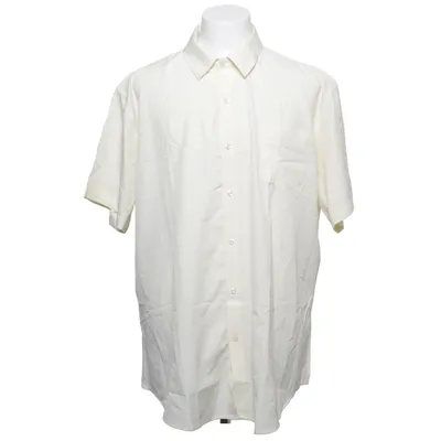 Chemise à manches courtes (Jaune) de Coofandy Élasthane, Polyester