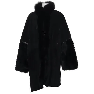 Shearlingjacka (Svart) från Yves Salomon Acetat, Skinn, Päls