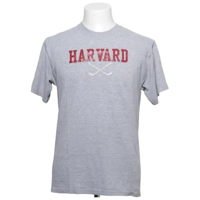 T-shirt (Grijs) van Hanes Heavyweight Katoen, Polyester