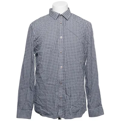 Shirt (Blue, White) from Bläck Cotton