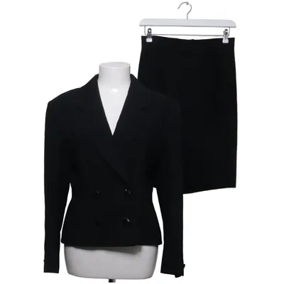 Skirt suit (Black) from Louis Féraud Viscose, Wool