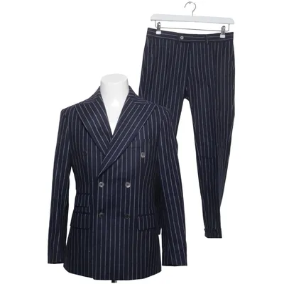 Suit (Blue, White) from SIR. Wool