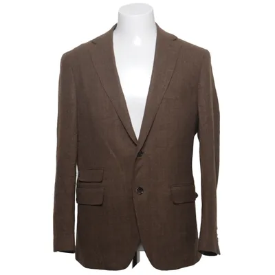Blazer (Brown) from These Glory Days Polyester, Viscose, Wool