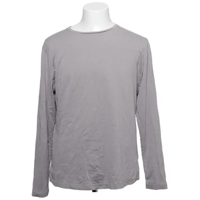 Långärmad t-shirt (Grå) från Luca Faloni Bomull, Silke
