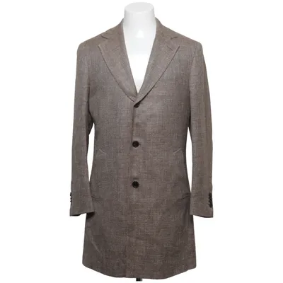 Frakke (Brun) fra Suitsupply Cupro, Linned, Polyester, Silke, Viscose, Uld