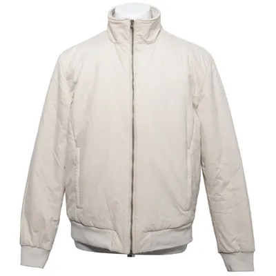 Bomber jacket (Beige) from Marco Donati Cotton, Polyamide, Polyester