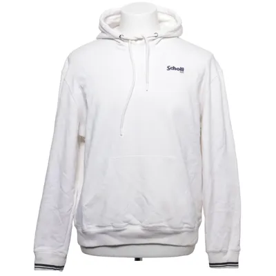 Capuchon sweater (Wit) van Schott Katoen, Polyester