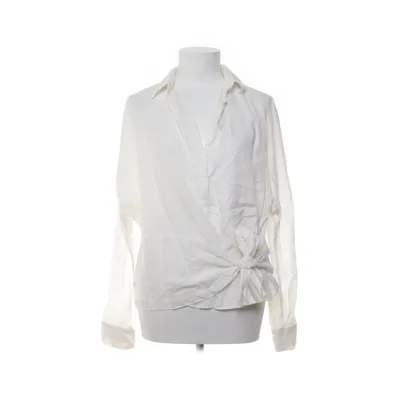 Wikkelblouse (Wit) van Yaya Women Tencel